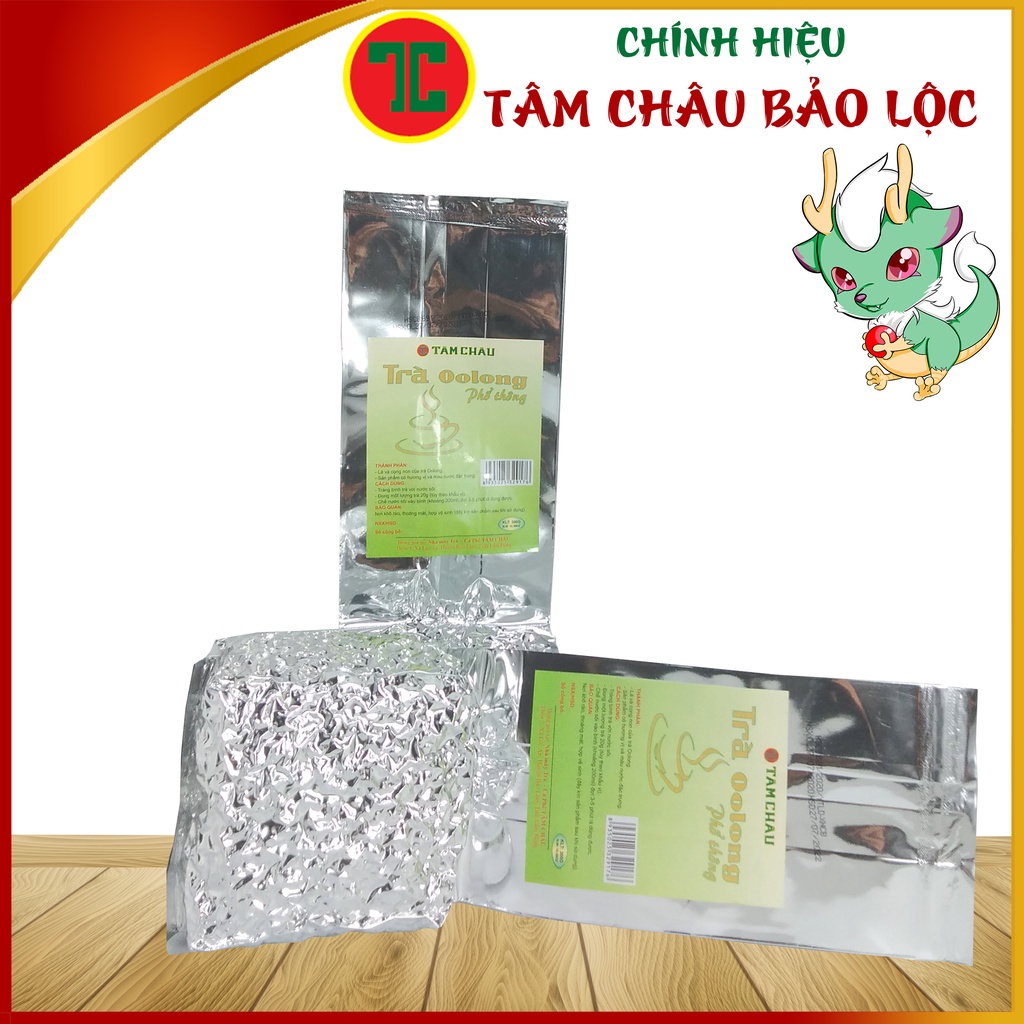 Oolong Phổ Thông 300G Bao Nhôm Bạc Sang Trọng Chính hiệu TÂM CHÂU BẢO LỘC
