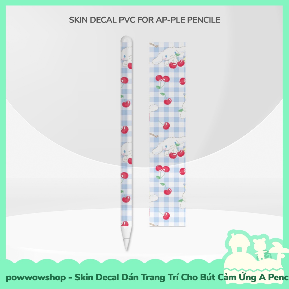 [Sẵn VN - Hỏa Tốc] 24 Mẫu Skin Decal DIY Dán Trang Trí Cho Bút Cảm Ứng Táo A Pencil 1 &amp; 2 Part 2 Collection