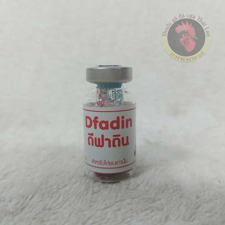 th{uốc} gà đá (DFADIN) - sưng củ bàn - sưng chân ( 1 lọ / 3 viên )