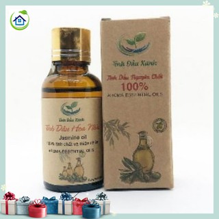 Tinh dầu hoa nhài 50ml , Chiết xuất tự nhiên giúp thư giãn tinh thần, giữ ẩm cho da