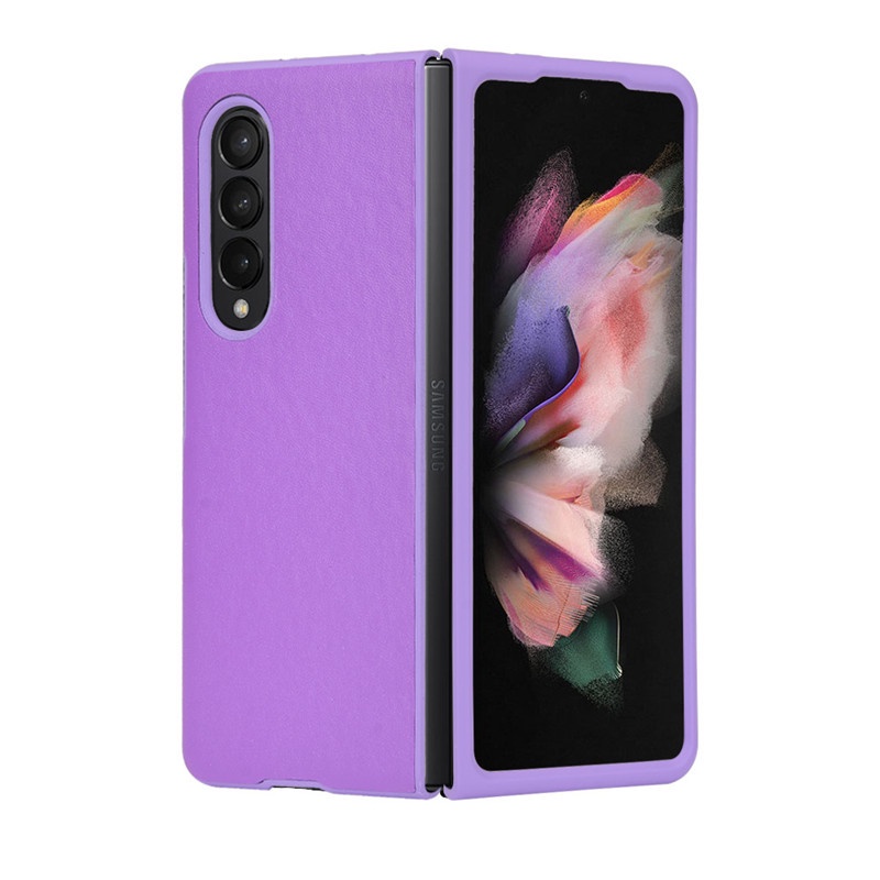 Bao Da Điện Thoại PU Phong Cách Retro Cho Samsung Galaxy Z Fold 4 5G Z Fold4 Fold 3