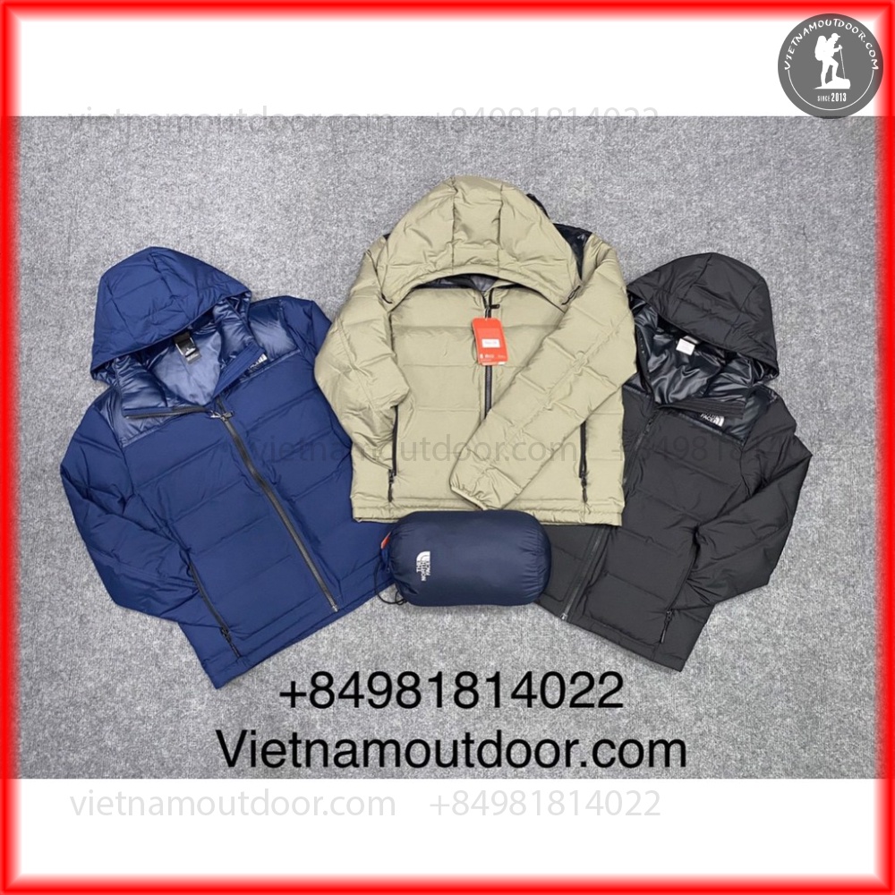 Áo khoác lông vũ nam The North Face siêu nhẹ - Áo phao lông vũ nam cực ấm có thể cuộn nhỏ