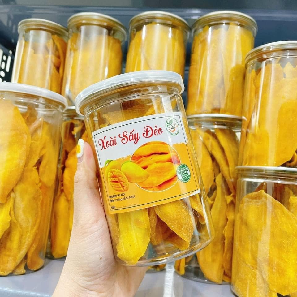 Xoài Sấy Dẻo/ Sấy Lạnh Tự Nhiên Nguyên Chất Thơm Ngon