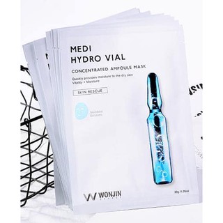 Mặt Nạ Siêu Mỏng WONJIN EFFECT MEDI HYDRO VIAL CONCENTRATED AMPOULE MASK