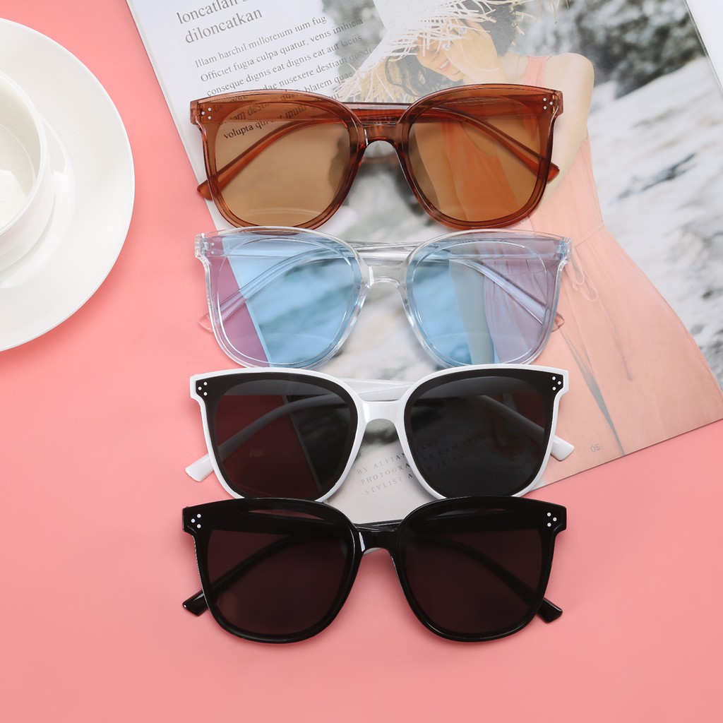 Mắt Kính Thời Trang Hàn Quốc MK03 Chống Tia UV 3 Chấm Góc Bền Đep | BigBuy360 - bigbuy360.vn