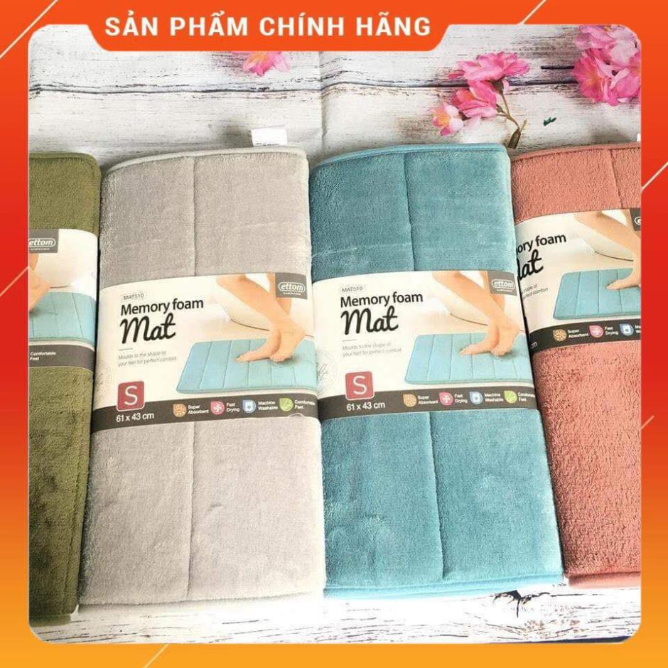 [FreeShip] Thảm chùi chân Memory Foam Lock &amp; lock, Hàng chính hãng