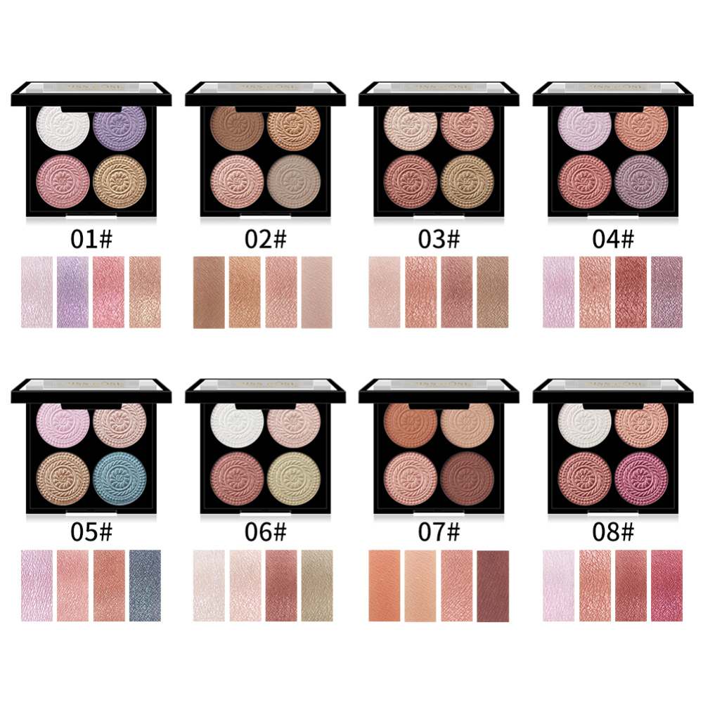 Bảng phấn mắt 4 màu sắc hiệu ứng lì/ ánh nhũ ngọc trai thời trang
 | BigBuy360 - bigbuy360.vn