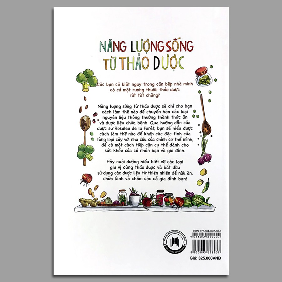 Sách - Năng lượng sống từ thảo dược (Kèm Postcard)