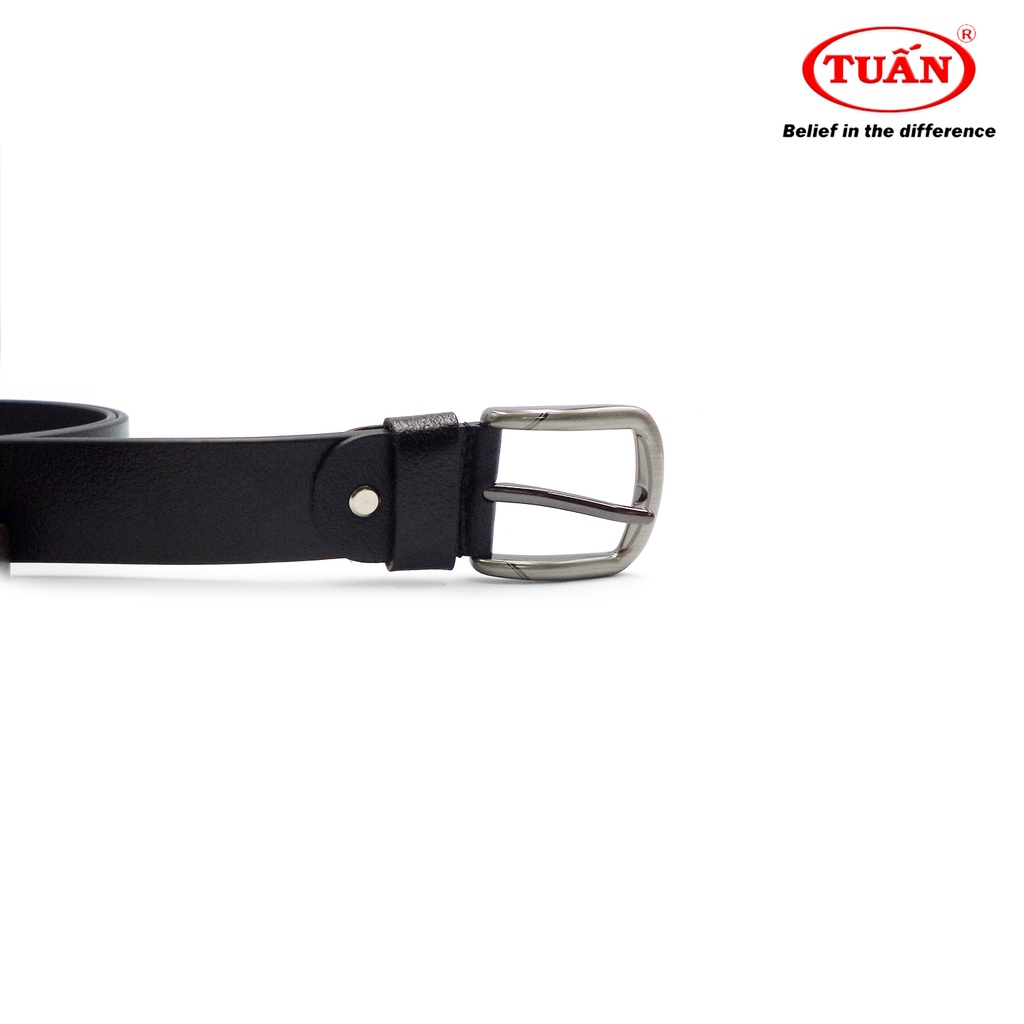Thắt lưng nam Tuấn dây da bò tự nhiên khóa gài hợp kim cao cấp OLKB-019