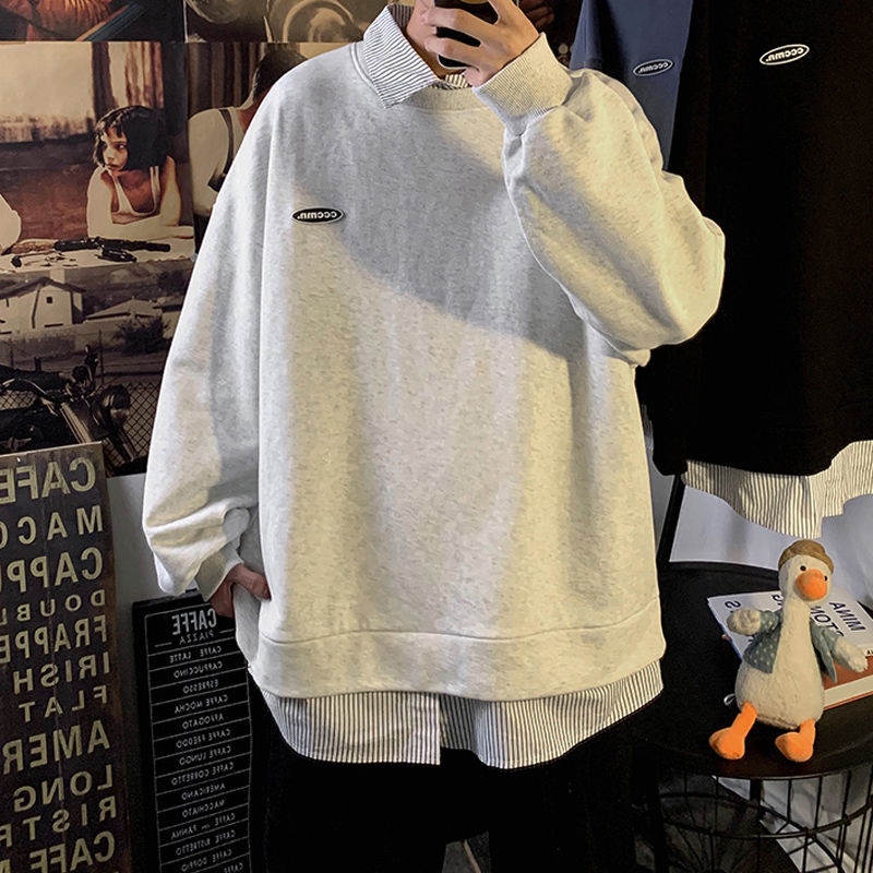 Áo Khoác Len Dáng Rộng Phong Cách Thời Trang Harajuku Dành Cho Nữ