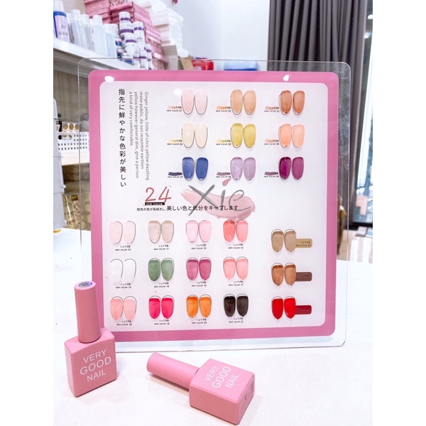 SET SƠN THẠCH VERY GOOD NAIL 24 MÀU - XIE dụng cụ nail&amp;mi ♥️