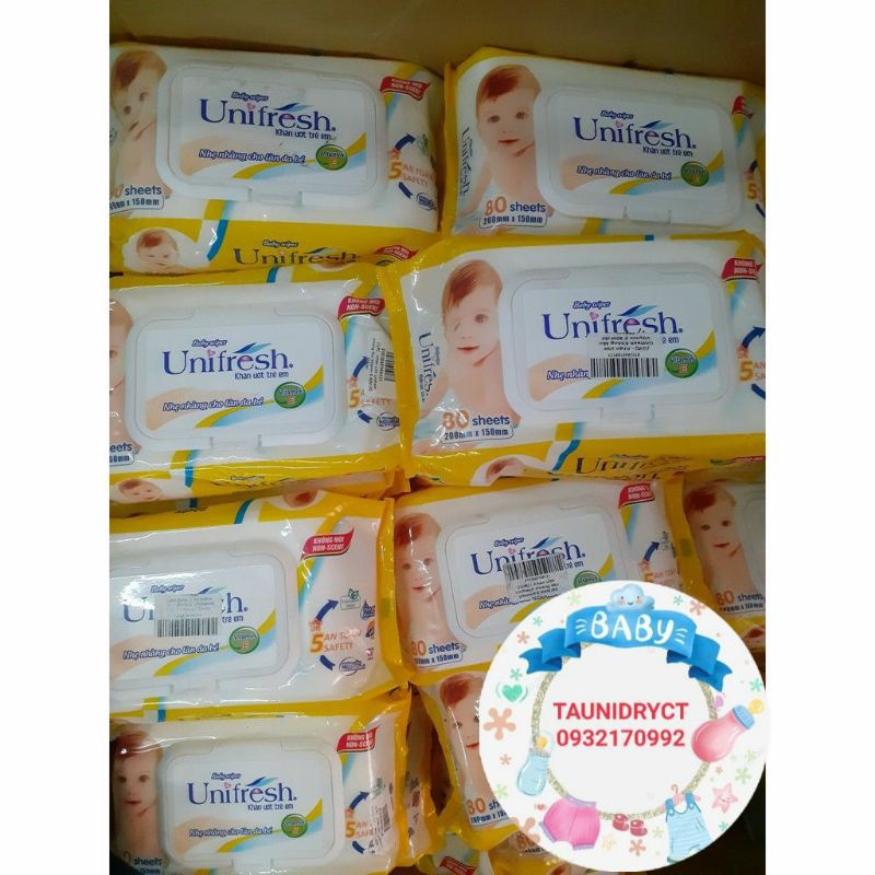 Khăn ướt unifresh 80 miếng