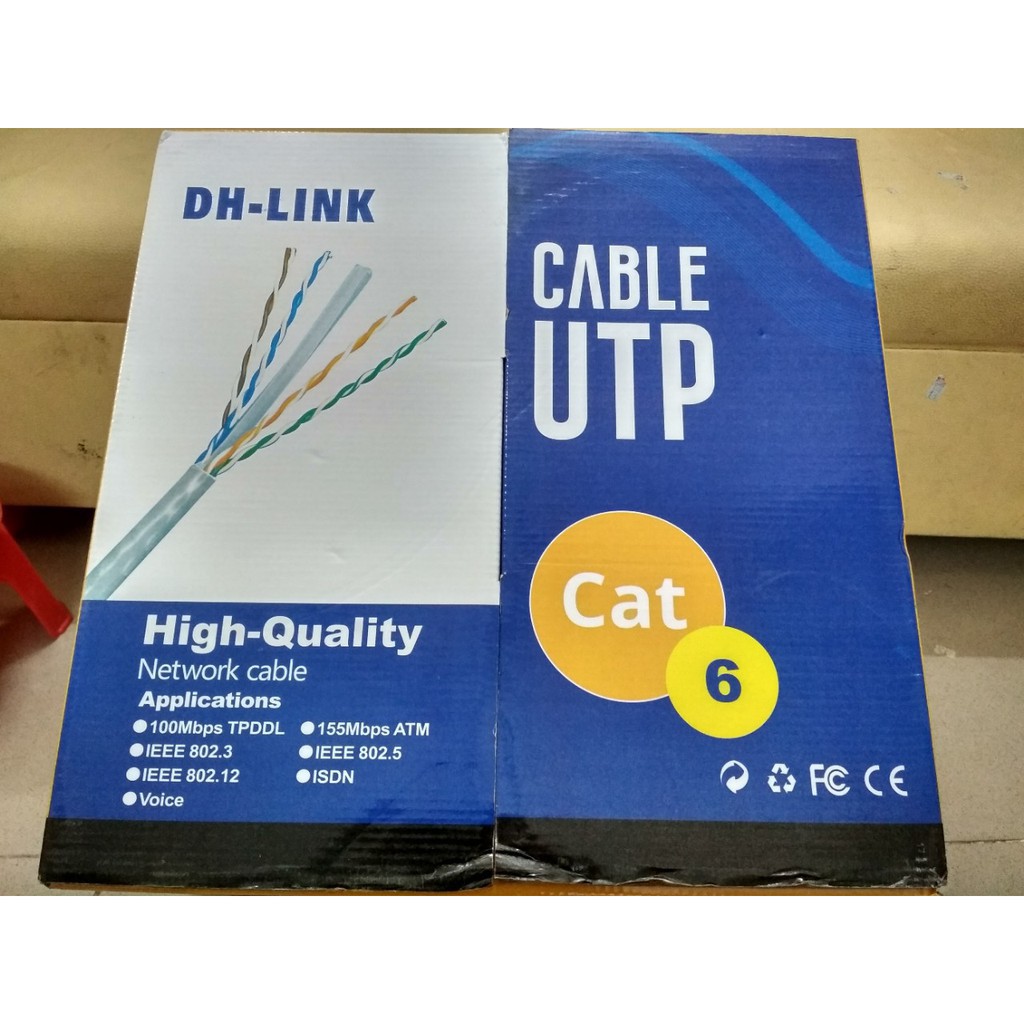 Dây Mạng CAT6 E DHLink màu xanh