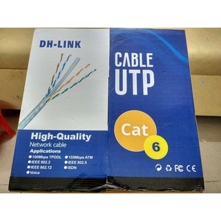 Dây mạng cat6 e dhlink màu xanh