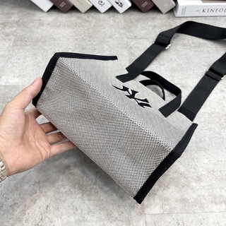 [Tặng Túi Giấy MLB] Túi Đeo Chéo MLB Basic Big Logo Canvas Small Tote Bag Siêu Phẩm