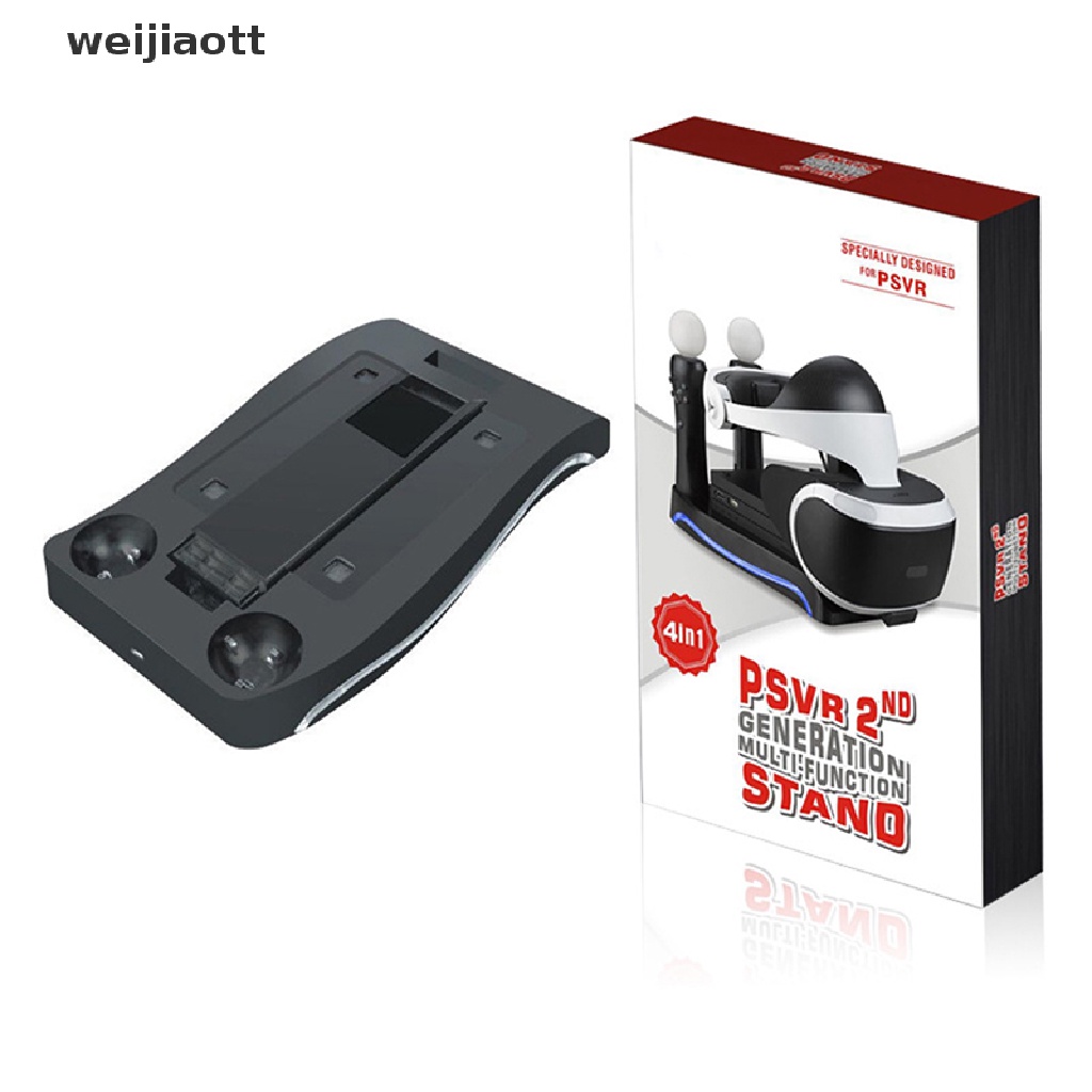 Weijiaott Charging Dock Charger Station Stand Holder For PS4 VR II PS Move Game Controller WT