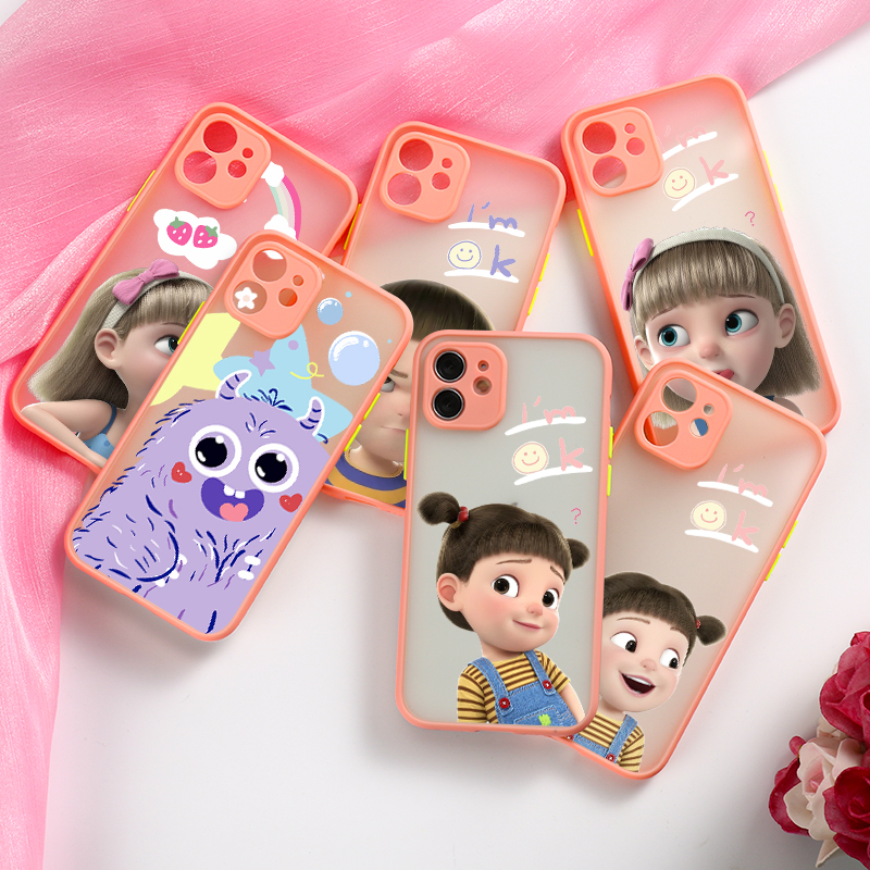 Ốp điện thoại silicon in hình dễ thương cho Iphone 11 12pro Max 12mini X Xs Max Xr6 8