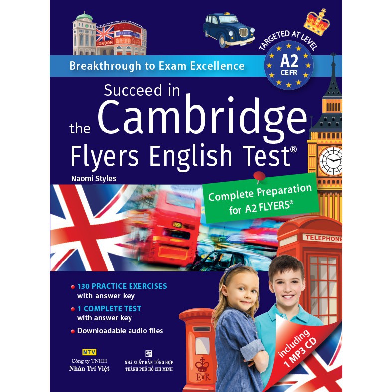Sách - Succeed In The Cambridge Flyers English Test (Kèm 1 Đĩa MP3)
