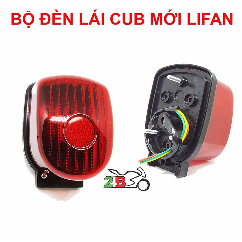 BỘ ĐÈN LÁI CUB MỚI LIFIAN- MÀU ĐỎ