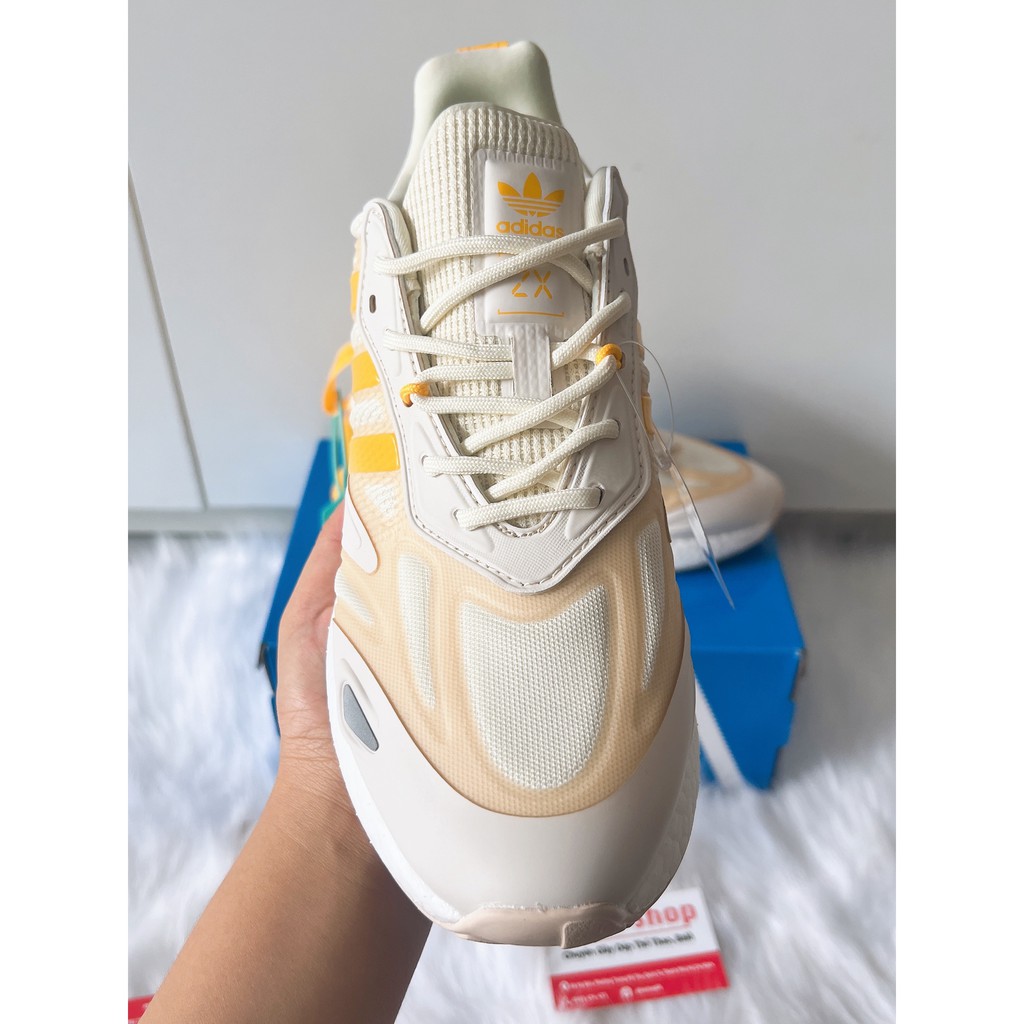 GIÀY THỂ THAO NAM NỮ ADIDAS ZX 2K BOOST 2021 VÀNG TRẮNG