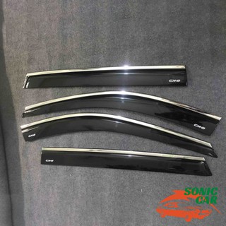 Bộ vè che mưa CHỈ MẠ xe MAZDA CX8 chất liệu nhựa ABS cao cấp – SONIC CAR
