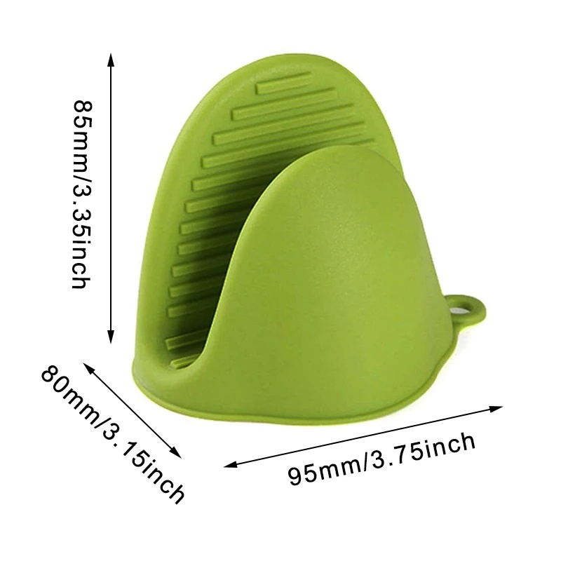 Găng Tay Silicone Cách Nhiệt Chống Trượt Chịu Nhiệt Độ Cao Dùng Cho Lò Vi Sóng / Lò Nướng