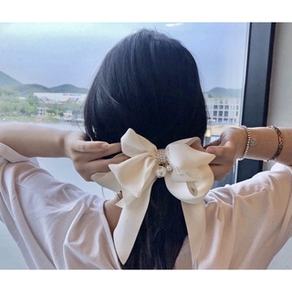Kẹp tóc nơ vải lụa