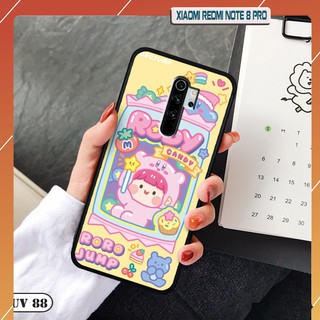 Ốp Xiaomi Redmi Note 8 Pro - lưng nhám viền dẻo ngộ nghĩnh