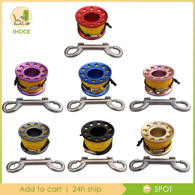 Ống cuộn dây lặn hai đầu bằng hợp kim nhôm 15m/49ft
 | BigBuy360 - bigbuy360.vn