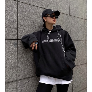 HOODIE "LOGO SS20" DOUBLE LABEL BLACK