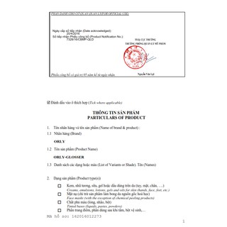 Sơn bóng Orly GLOSSER 24210 siêu bóng