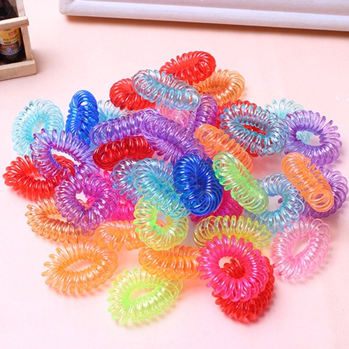 Bộ 10 dây buộc tóc co giãn bằng cao su cho nữ