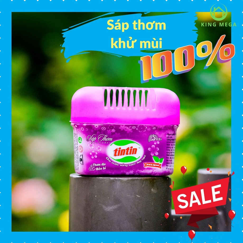 Sáp Thơm Khử Mùi Để Phòng ,Toilet , Ô Tô  - TinTin - 100G