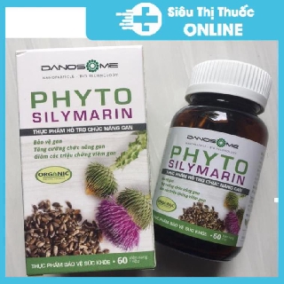Thực phẩm hỗ trợ chức năng gan phyto silymarin [Hộp 60 viên] chính hãng