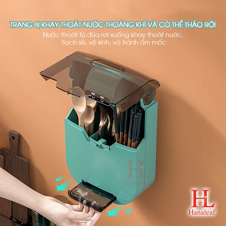 Máy sấy đũa thìa HL, ống đựng đũa muỗng thông minh khử khuẩn bằng tia UV