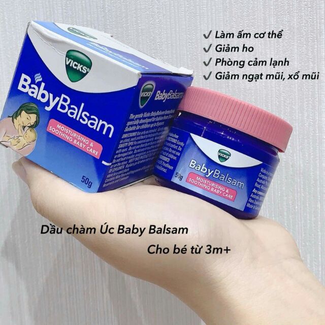 Dầu bôi giữ ấm cho bé