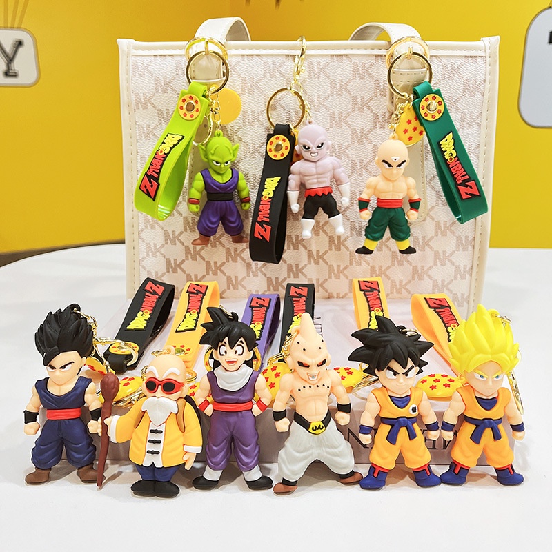 Móc Khóa Nhựa Hình Nhân Vật Goku Trong Phim Hoạt Hình Dragon Ball Dễ Thương