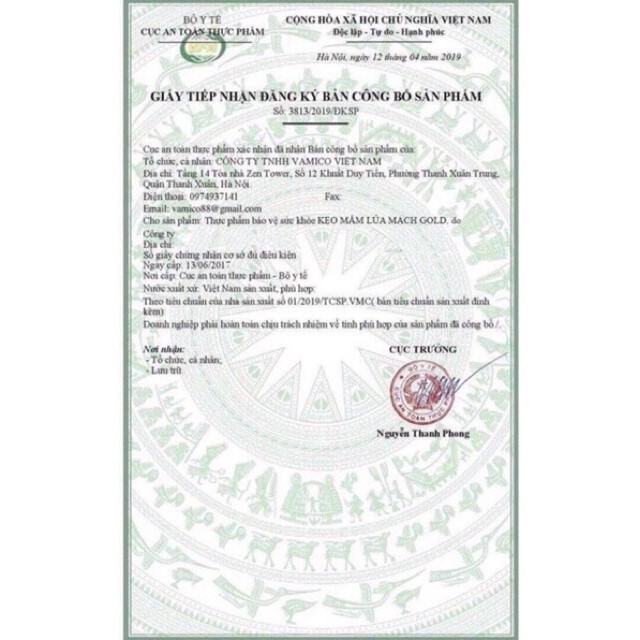 [Chính Hãng] - Kẹo Mầm Lúa Mạch Gold - Thảo Mộc 37 | BigBuy360 - bigbuy360.vn