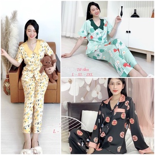 SALE🦩 Bộ LỤA LATIN CAO CẤP có túi quần [L-XL-2XL], micantho