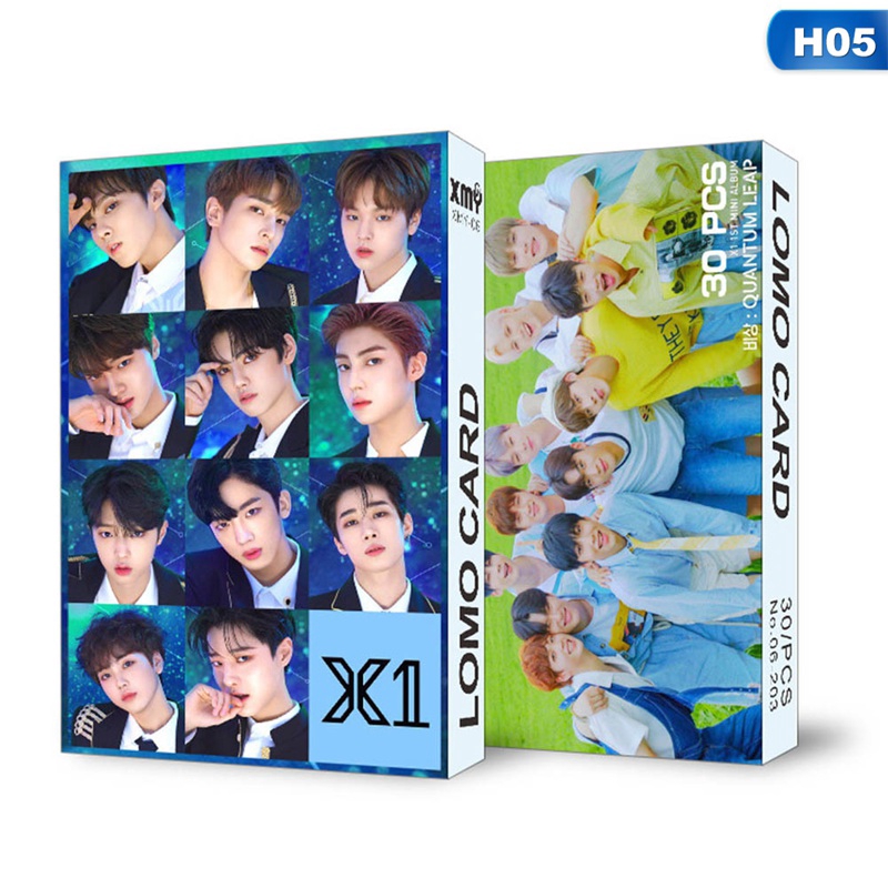 flowersqueen Bộ Thẻ Hình Lomo Nhóm Nhạc Kpop Stray Kids Izone Blackpink Twice Got7