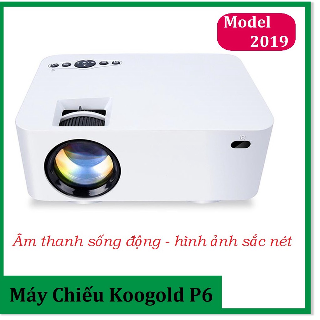 Máy Chiếu Giá Rẻ KOOGOLD ✔chính hãng✔️ Full HD, Kết Nối Wifi, Điện Thoại, Độ Phân Dải Cao, Sắc Nét. Bảo hành 12T