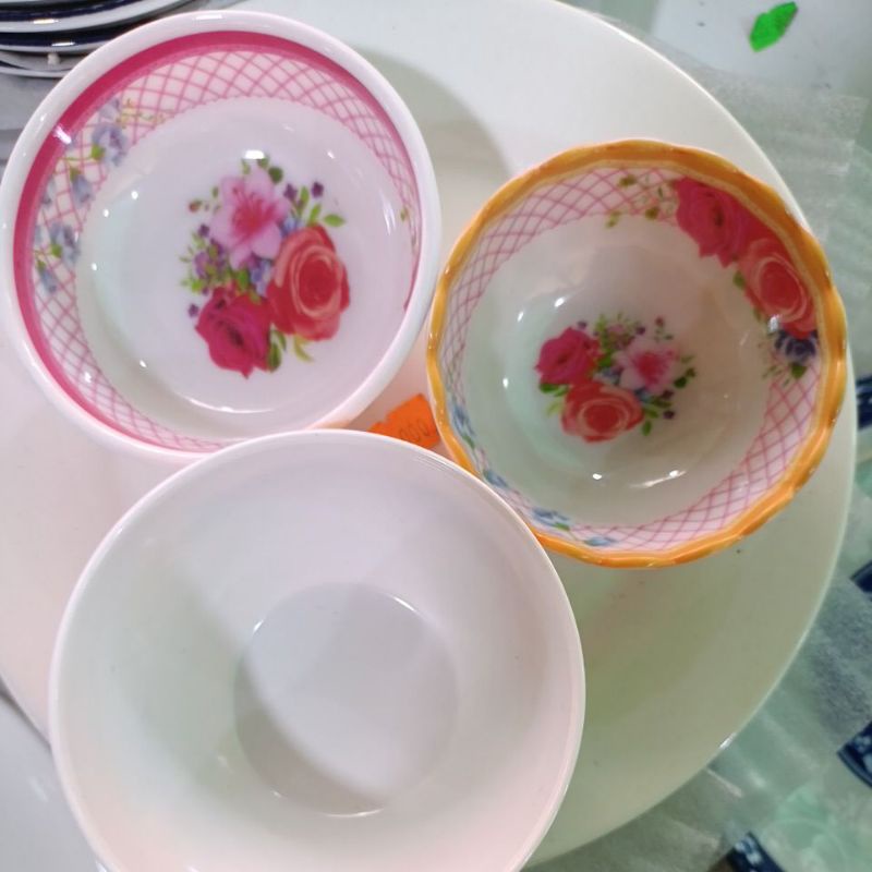 Chén chấm nhựa,chén chấm mê ca