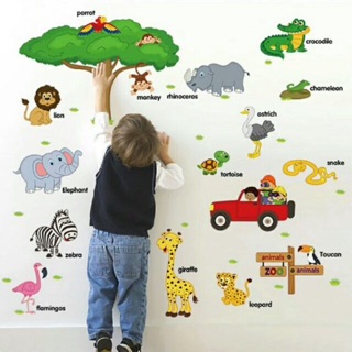 Decal dán tường mẫu cây đa