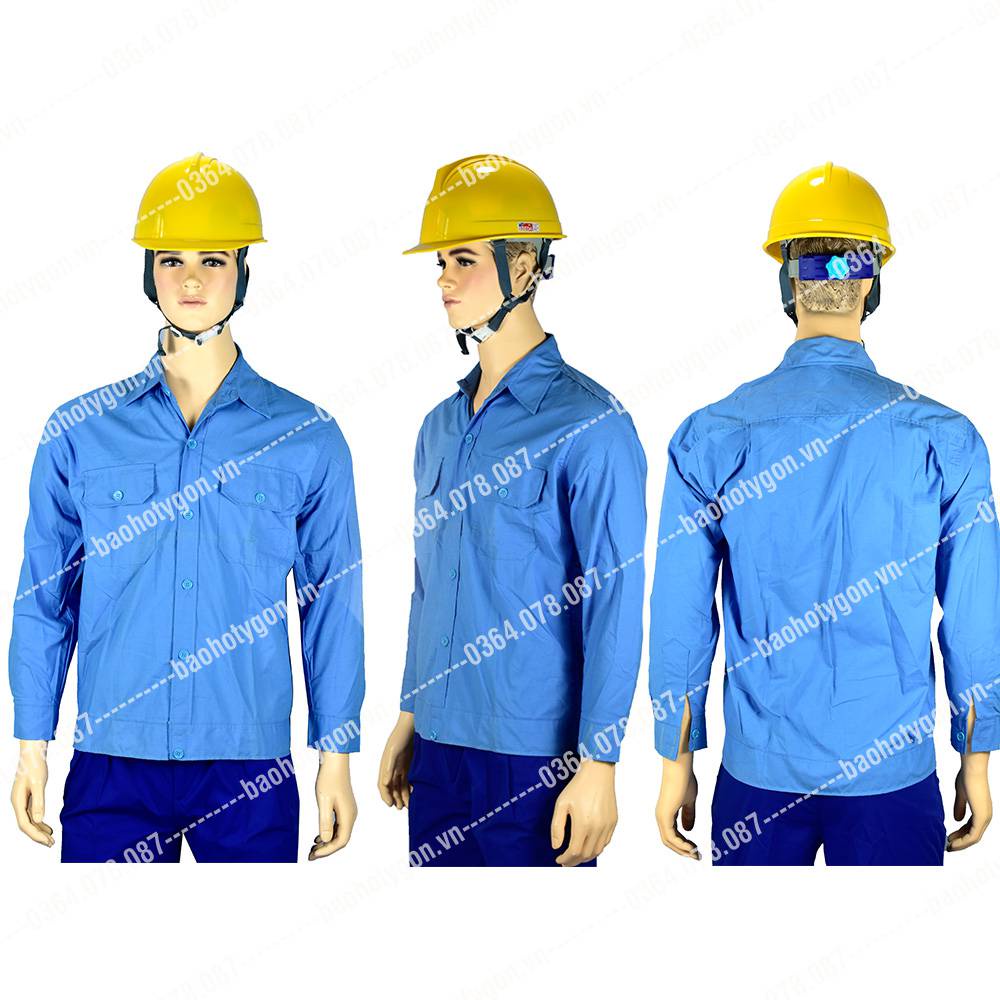 Áo bảo hộ xanh biển