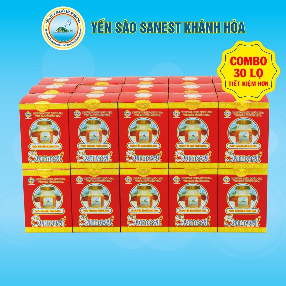 Nước Yến sào Khánh Hòa Sanest đóng lọ 70ml