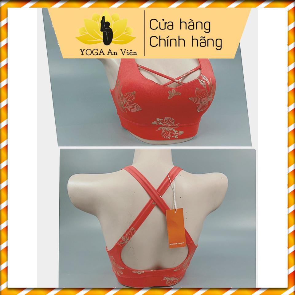 [Ảnh thật] Bra chéo ngực hở lưng thấm hút mồ hôi tuyệt đối - 093- Yoga An Viên