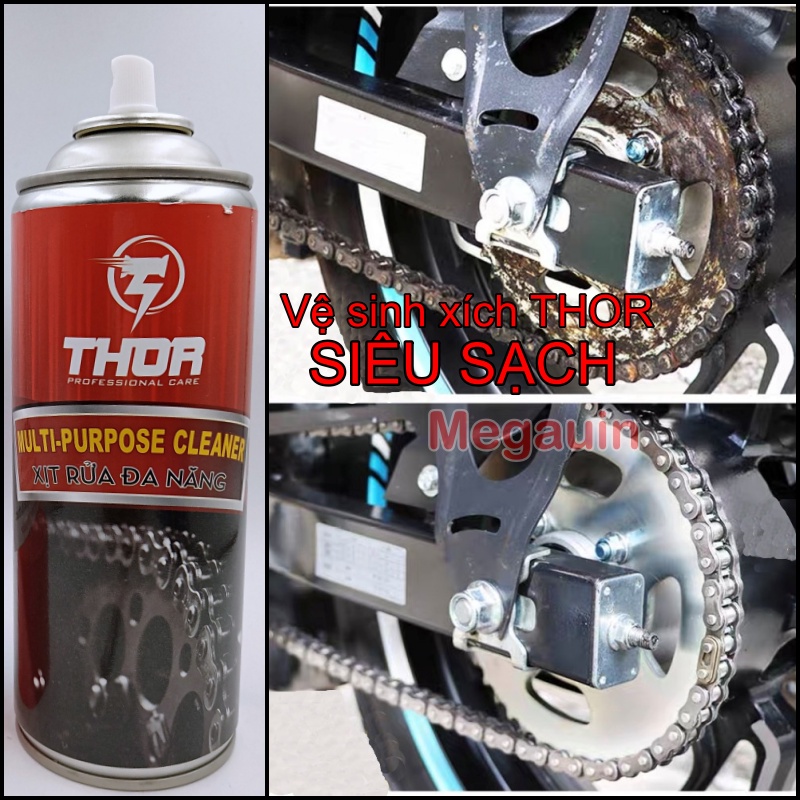 BỘ VỆ SINH BẢO DƯỠNG XÍCH SÊN THOR MEGAUIN