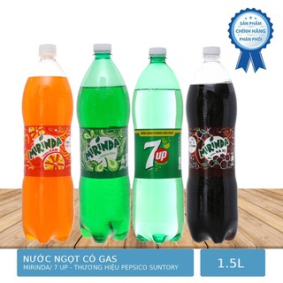Nước Ngọt Giải Khát Có Gas Mirinda, 7Up 1.5L