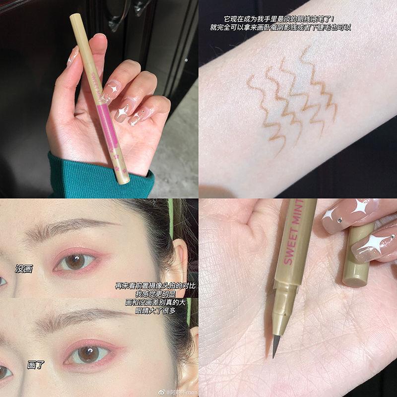 Bút Kẻ Mắt Tơ Tằm Siêu Mịn Không Thấm Nước Và Mồ Hôi Lâu Trôi Chống Nhòe Nhanh Khô | BigBuy360 - bigbuy360.vn