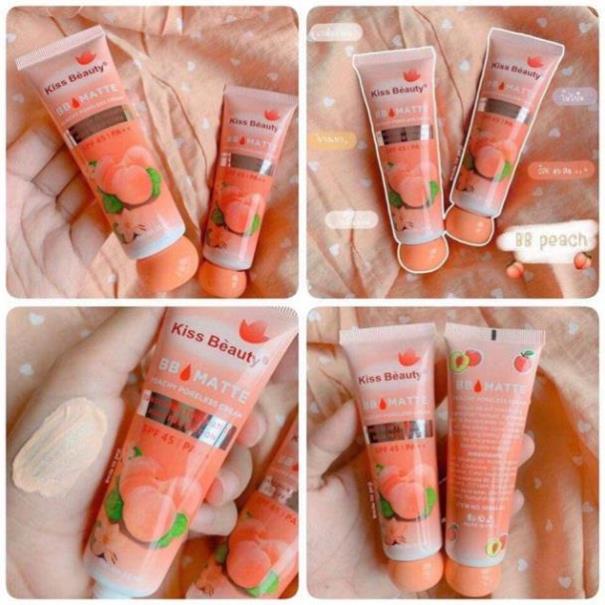 Kem nền BB Matte 2in1 Kiss Beauty (chống nắng SPF45 và che khuyết điểm) | BigBuy360 - bigbuy360.vn